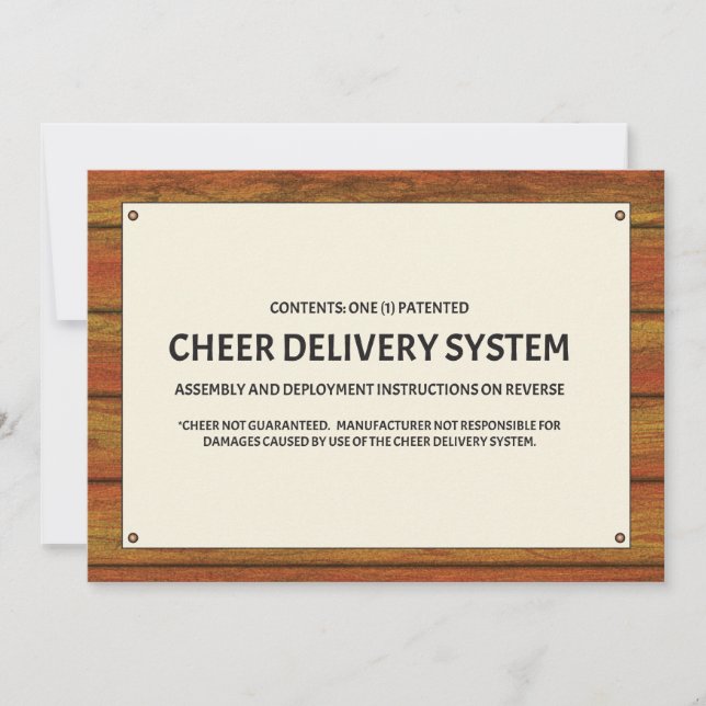 Cheer Delivery System Inbjudningar (Framsida)
