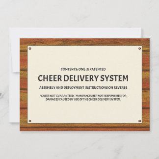 Cheer Delivery System Inbjudningar