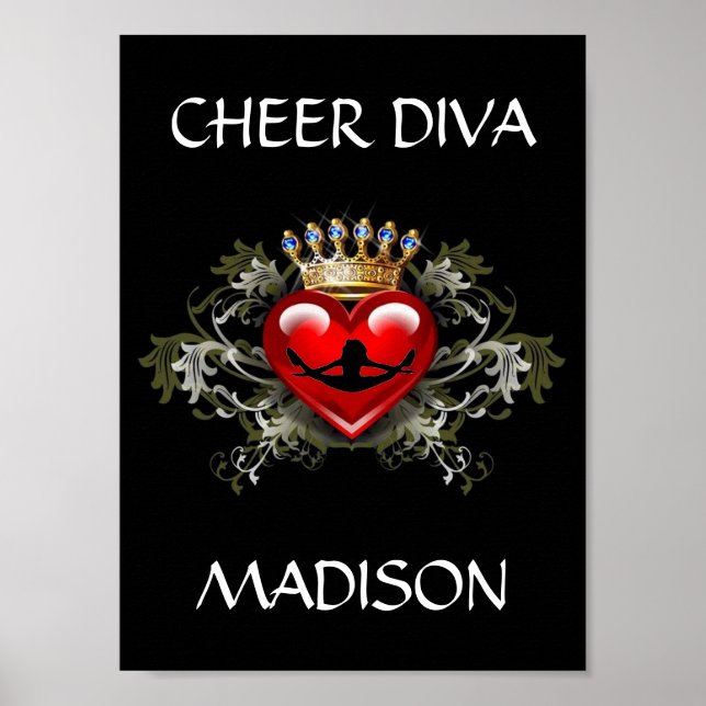 CHEER DIVA POSTER PERSONALIZE (Framsidan)