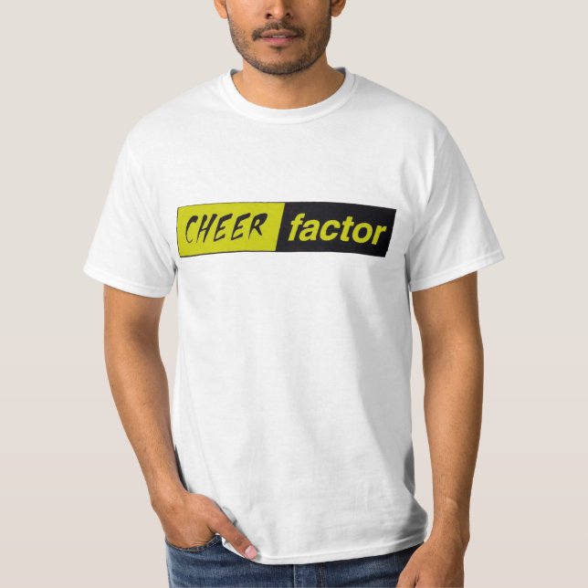 Cheer faktor t shirt (Framsida)