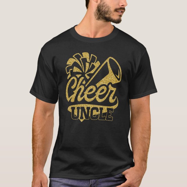 Cheer farbror Biggest Fläkt CheerLeader Fars dag T Shirt (Framsida)