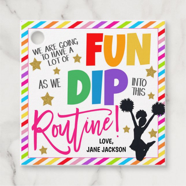 Cheer Gift Märkres Gåvor Etiketter (Framsida)