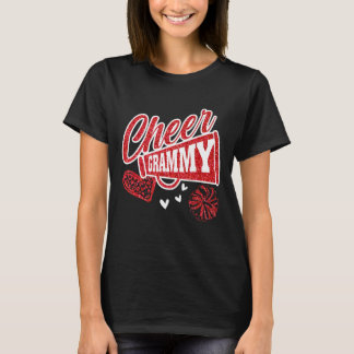 Cheer Grammy Biggest Fläkt Leopard Print and Pom P T Shirt