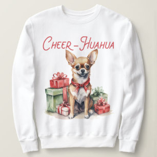 Cheer Hua Hua Cute Chihuahua Jultröja T Shirt