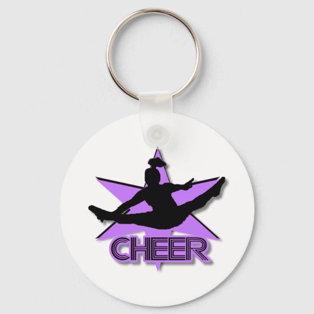 Cheer i lila nyckelring (Framsida)