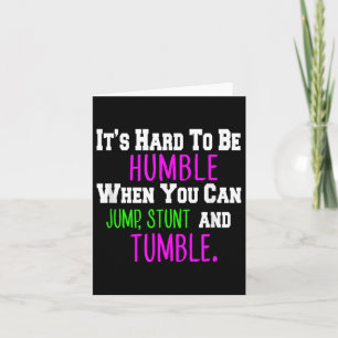 Cheer Jump Stunt och Tumble Cheerlead Quotes S Kort