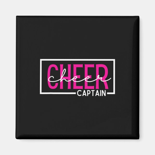 Cheer-kapten Cheerleading Magnet (Framsidan)