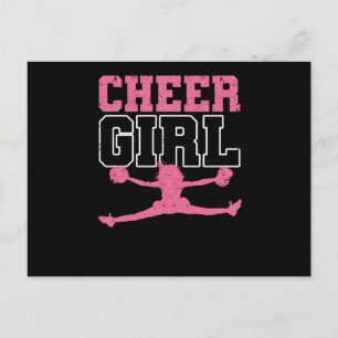 Cheer-ledare för Cheermanager Flickor Cheering Wom Vykort