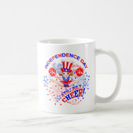 Cheer-ledarens Cheer Independence day Kaffemugg