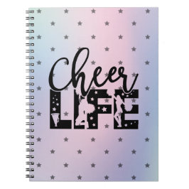 Cheer Life Glamous CheerLeaderStar Gradient Anteckningsbok
