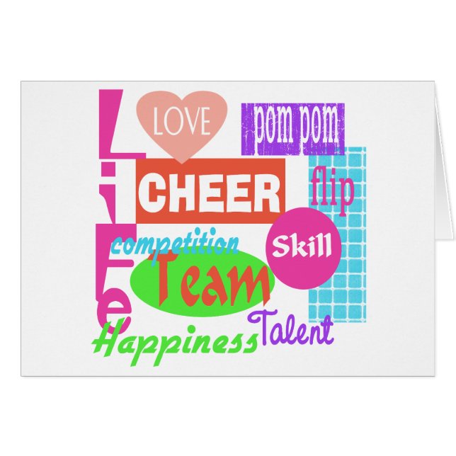 Cheer Life Hälsningskort (Framsidan Horizontal)