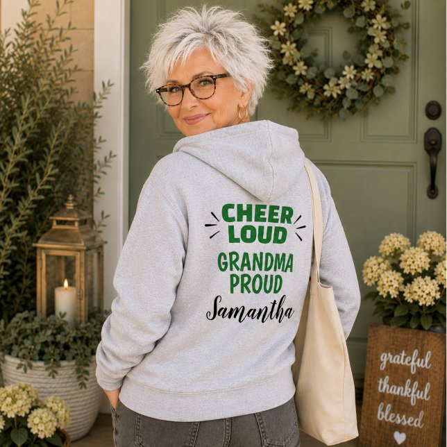 Cheer Loud Personlig Mormor Cheer Tröja (Skapare uppladdad)