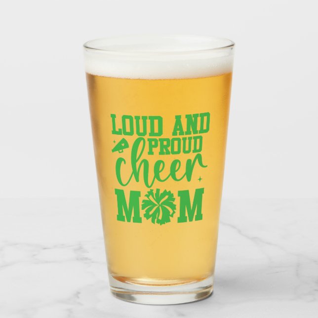 Cheer Mamma Beer Glaskopp (Framsida fylld)