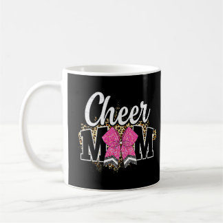 Cheer Mamma Biggest Fläkt Leopard Print and Pom Po Kaffemugg