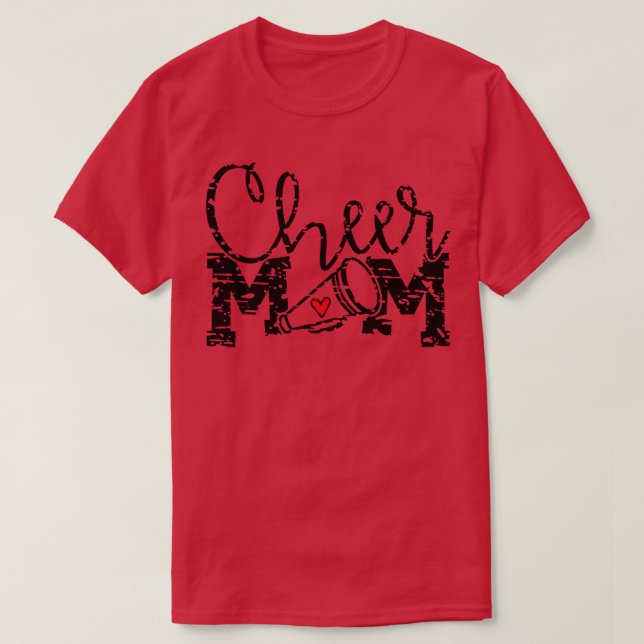 Cheer Mamma Cheerlead Mamma (4) T Shirt (Design framsida)