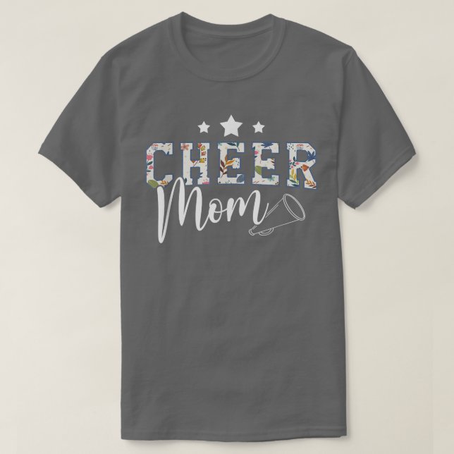 Cheer Mamma Cheerlead Mor Cheerledare T Shirt (Design framsida)