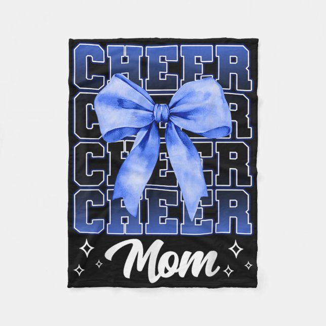 Cheer Mamma Cheerledare Mamma Cheer Mamma Biggest  Fleecefilt (Framsidan)