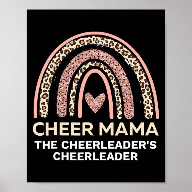 Cheer Mamma CheerMamma Kvinnor CheerLeader Mamma Poster (Framsidan)