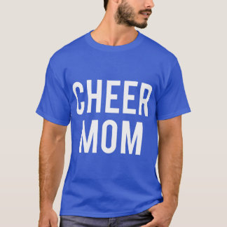 Cheer Mamma Cute Slogan tryckt T Shirt