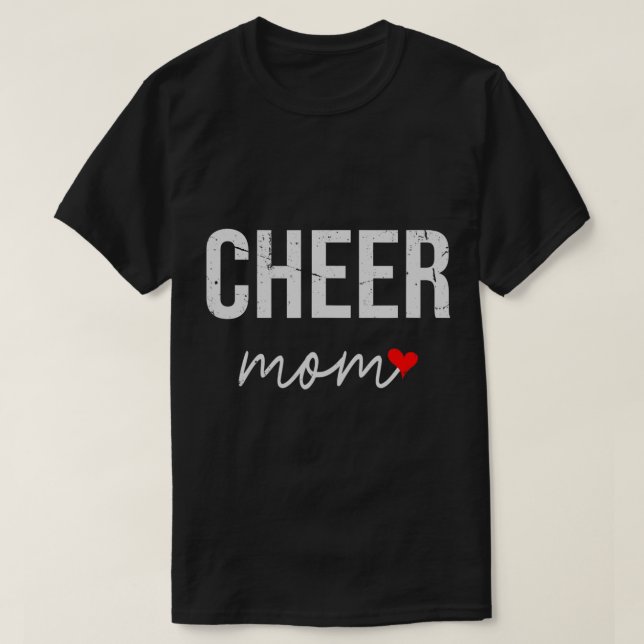 Cheer Mamma Gift Idea - Lustigt Cheer Mamma för kv T Shirt (Design framsida)