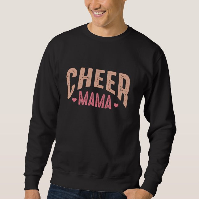 Cheer Mamma Lång Ärmad Tröja (Framsida)