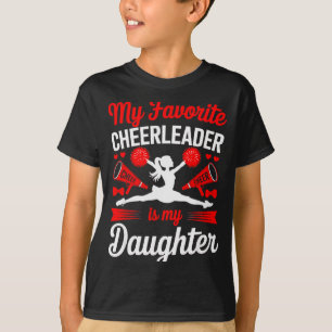 Cheer mamma pappa Min favorit Cheerleader är min d T Shirt