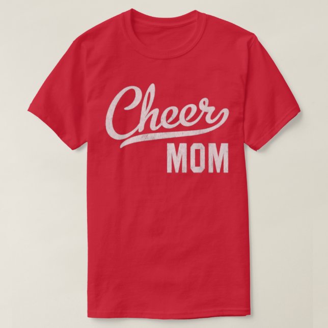 Cheer Mamma proud Cheerlead Mamma Gift T Shirt (Design framsida)