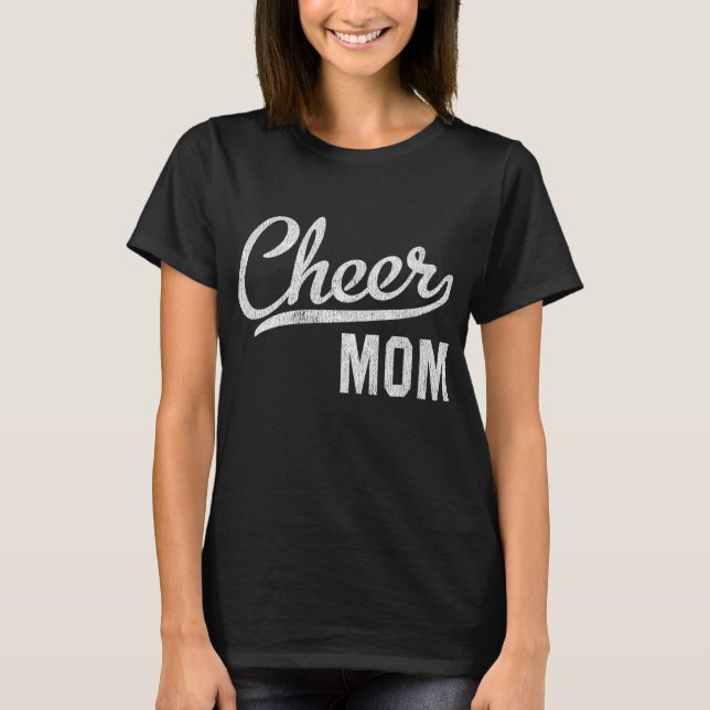 Cheer Mamma proud Cheerlead Mamma Gift T Shirt (Framsida)