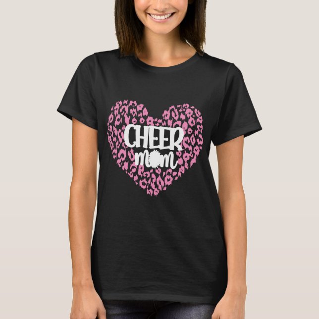 Cheer Mamma proud Cheerledande Mamma Cheerledare M T Shirt (Framsida)