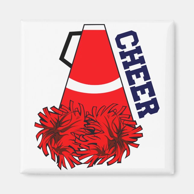 Cheer Megaphone Magnet (Framsidan)