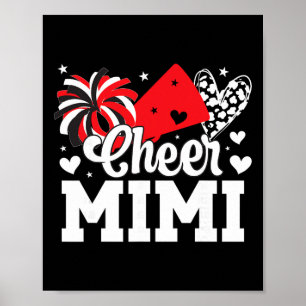 Cheer Mimi av en Cheerleader Mimi Cheerleading Mim Poster