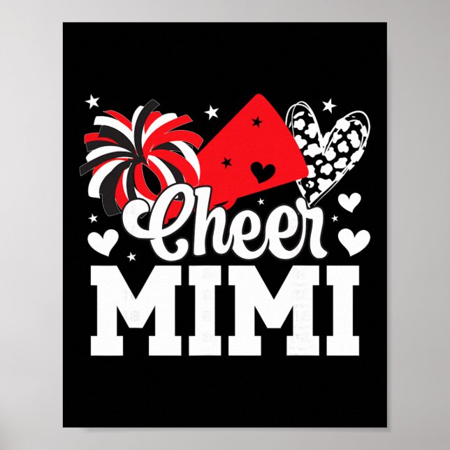Cheer Mimi av en Cheerleader Mimi Cheerleading Mim Poster (Framsidan)