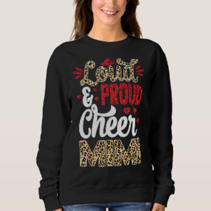 Cheer Mimi Biggest Fläkt Leopard Print and Pom Pom T Shirt