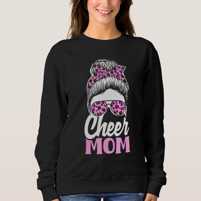 Cheer Mom Cheerleading Mom   Cheerleader Mom T Shirt (Framsida)