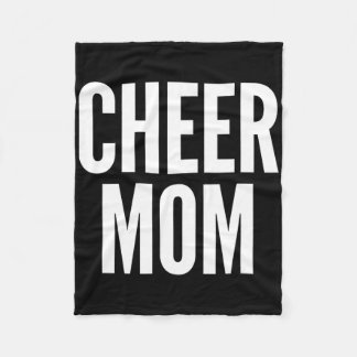 Cheer Mom Green Cheerleading Matching Parents  Fleecefilt