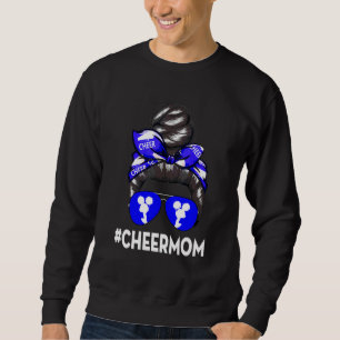 Cheer Mor Mamma Parents Cheerlead Mamma Messy B Lång Ärmad Tröja