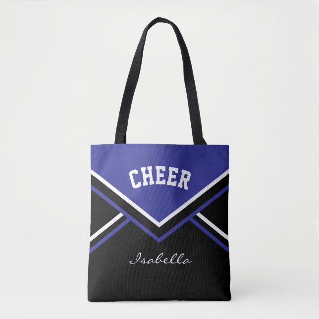 Cheer Mörk blått Cheerlead Outfit Tygkasse (Framsida)
