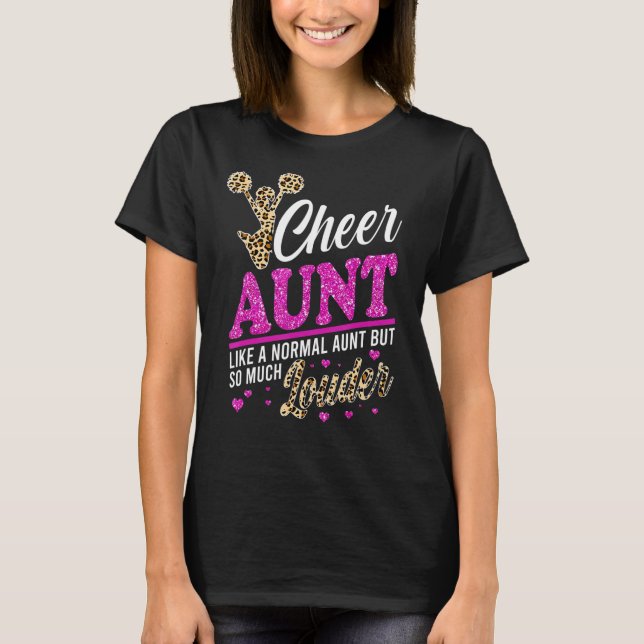 Cheer Moster Biggest Fläkt Leopard Print and Pom P T Shirt (Framsida)