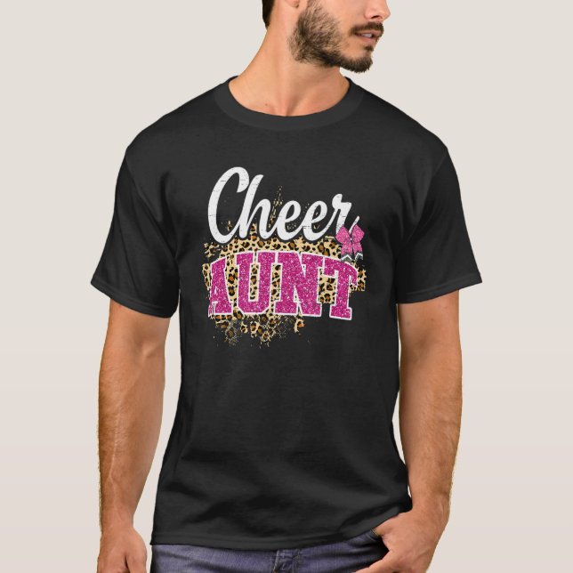Cheer Moster Biggest Fläkt Leopard Print and Pom P T Shirt (Framsida)