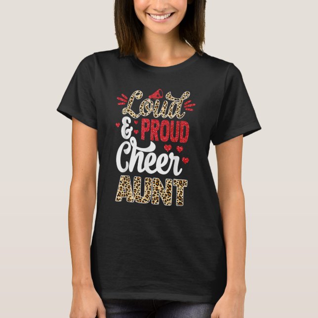 Cheer Moster Biggest Fläkt Leopard Print and Pom P T Shirt (Framsida)