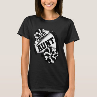 Cheer Moster med Megafon och Pom Poms T Shirt