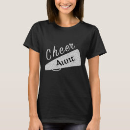 Cheer Moster proud Cheerledare Glitter T Shirt