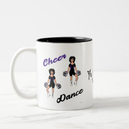 Cheer Mugg Black Lila