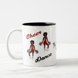 Cheer Mugg Black Red
