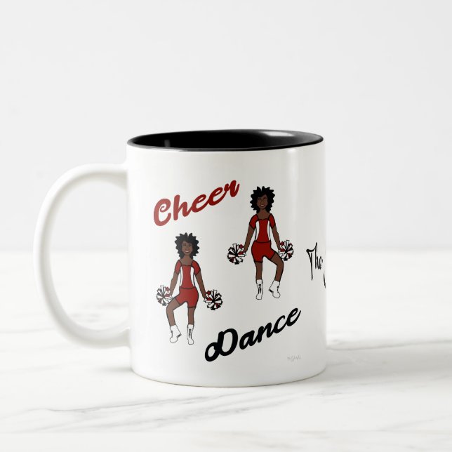 Cheer Mugg Black Red (Vänster)