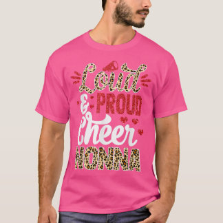 Cheer Nonna Biggest Fläkt Leopard Print and Pom Po T Shirt