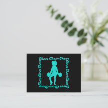 Cheer Notecard #3 ( Aqua)