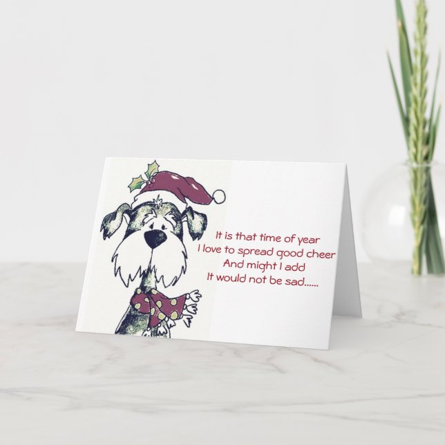 *CHEER * OCH HA EN *ÖR * CHRISTMAS KORT (Framsida)