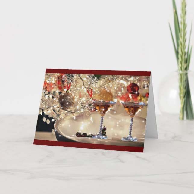 **CHEER OCH SALUTATIONS*** DENNA CHRISTMAS-SEASON KORT (Framsida)