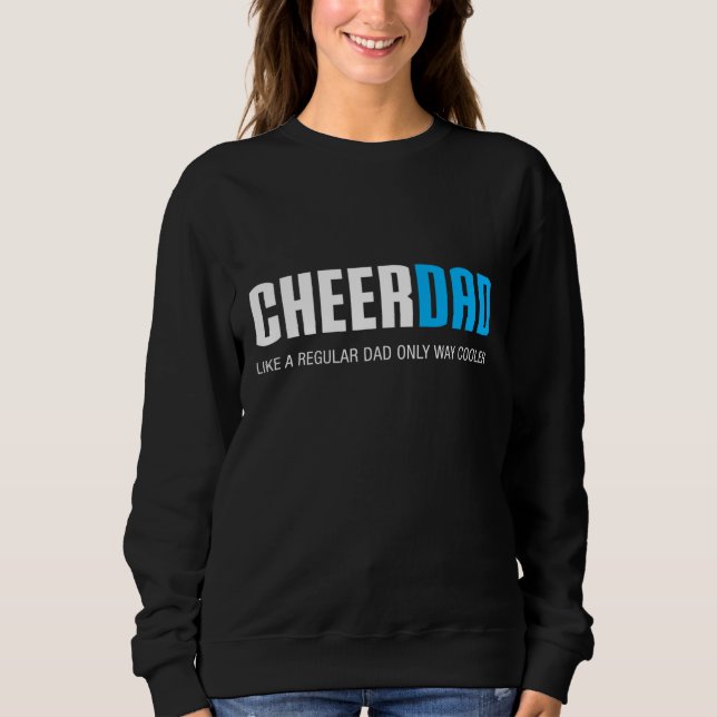 Cheer Pappa Funny Cute Fars dag Gift Cheerleadin T Shirt (Framsida)
